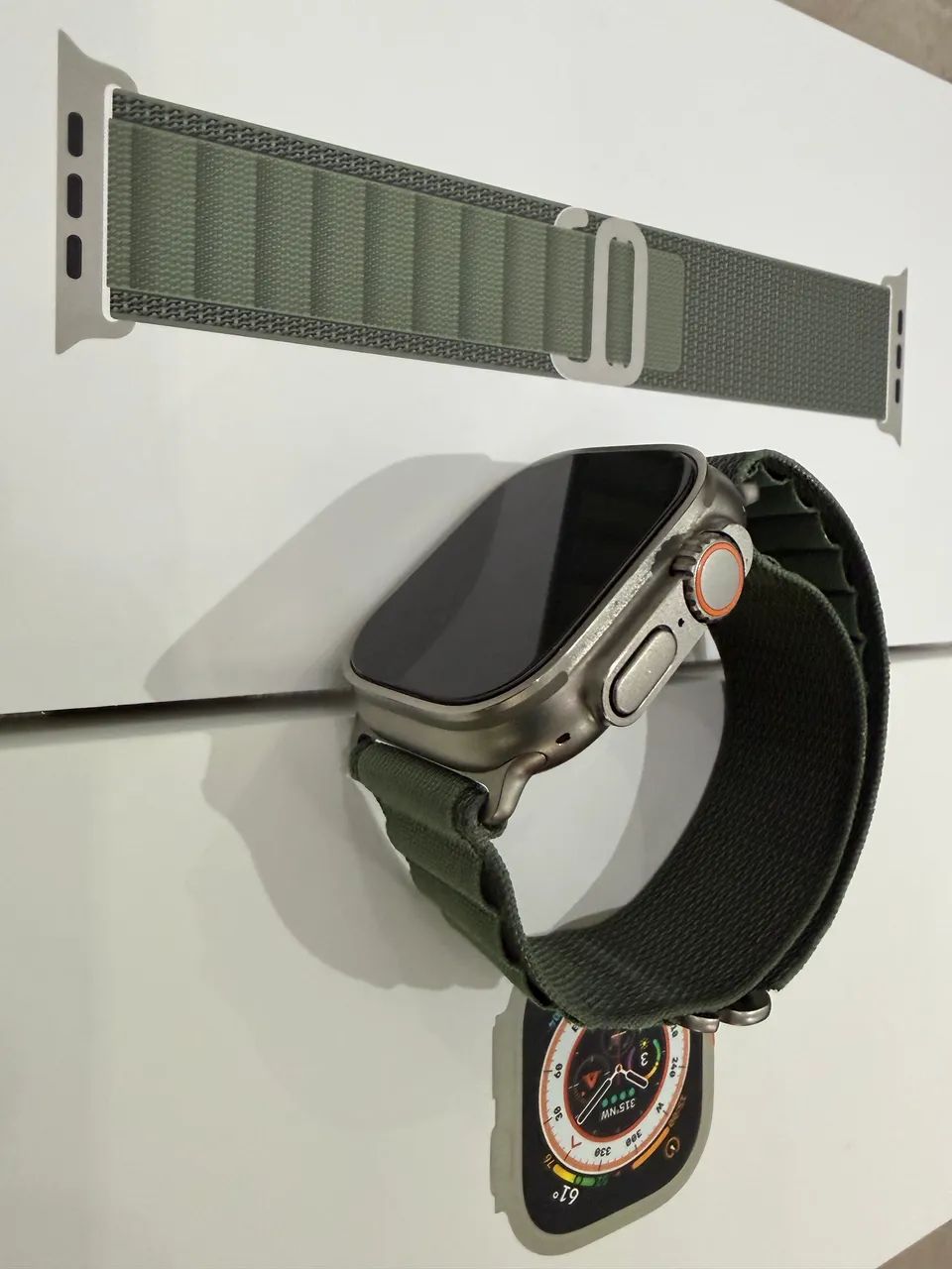 Vendo Apple Watch Ultra 1 + 4 pulseiras extras e protetor  - Foto 4