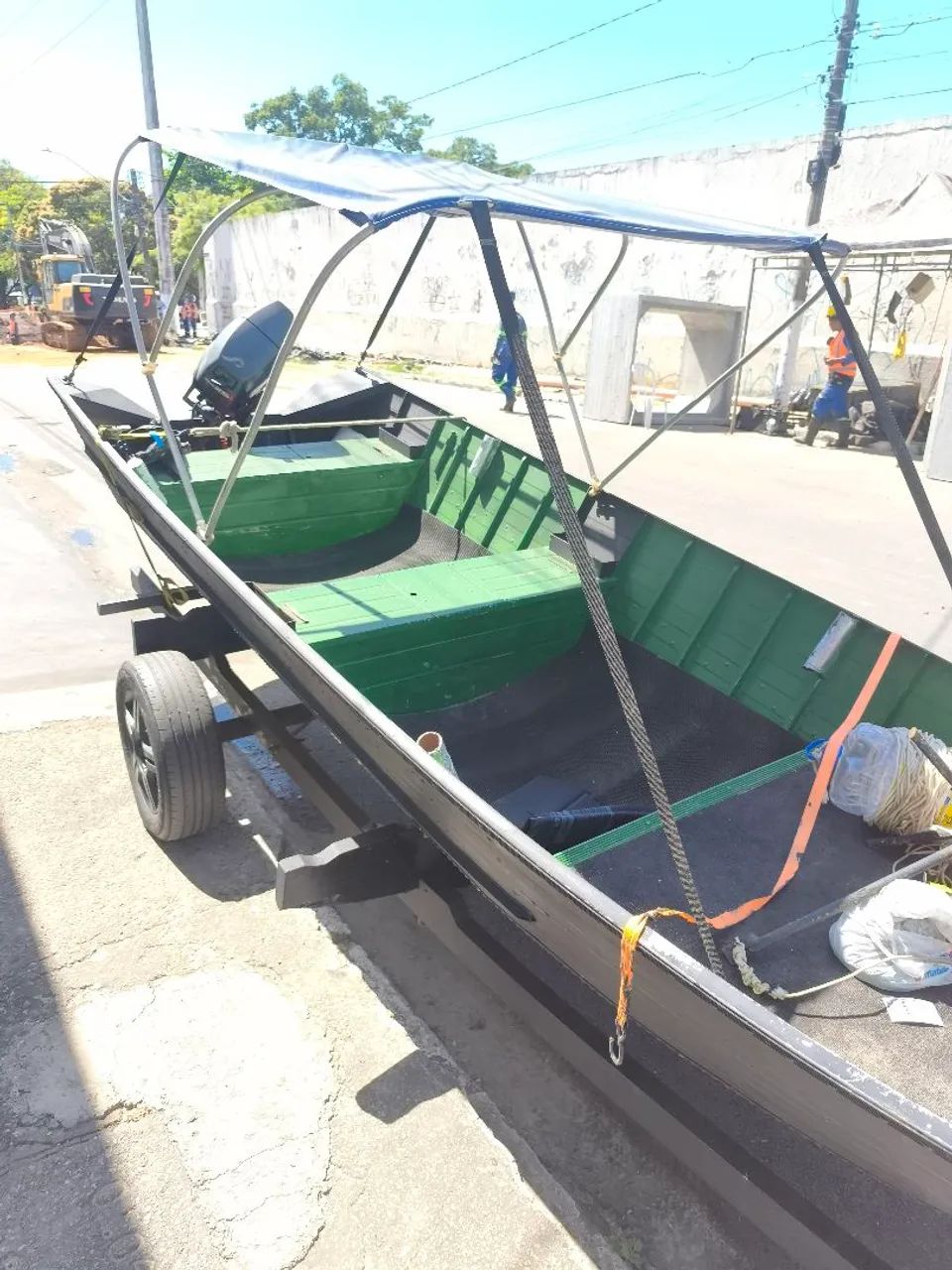 VENDE-SE BARCO, ÓTIMO PARA PESCAS!!  - Foto 2