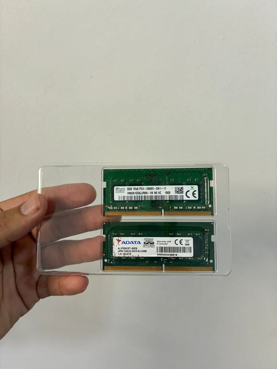 Memória ram ddr4 2x8 16GB total 