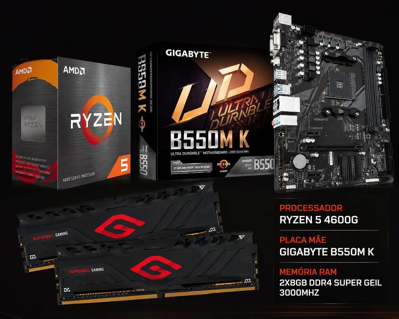 Kit Gamer Ryzen AMD
