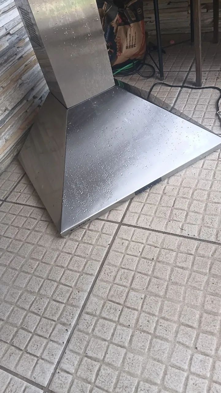 Fogão cooktop e coifa