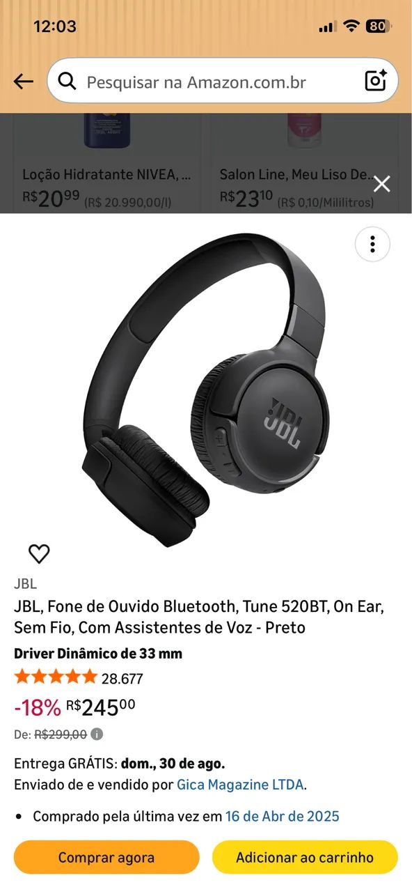 Fone jbl original  - Foto 2
