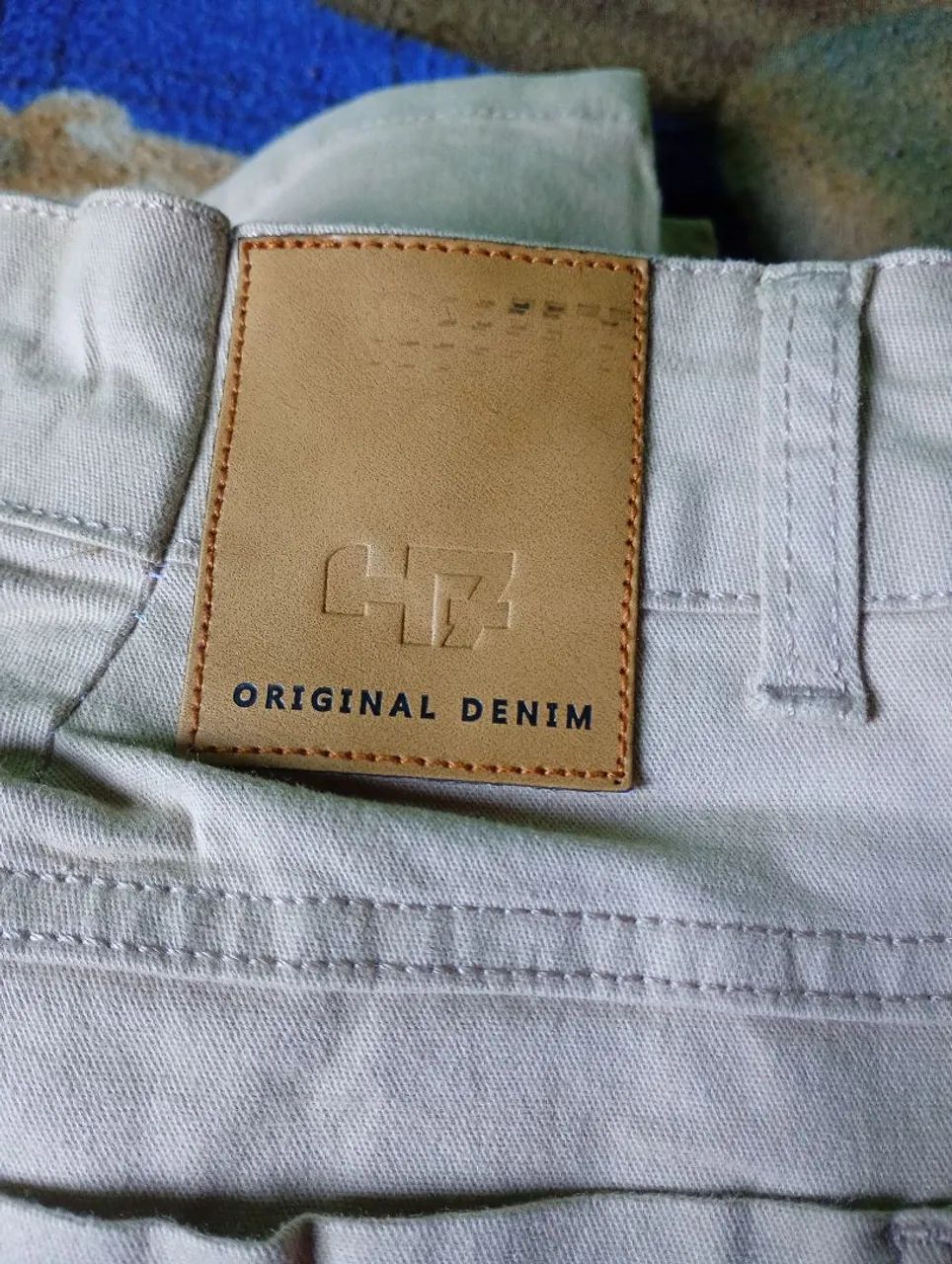 Calça jeans bege Tam 48 - Foto 3