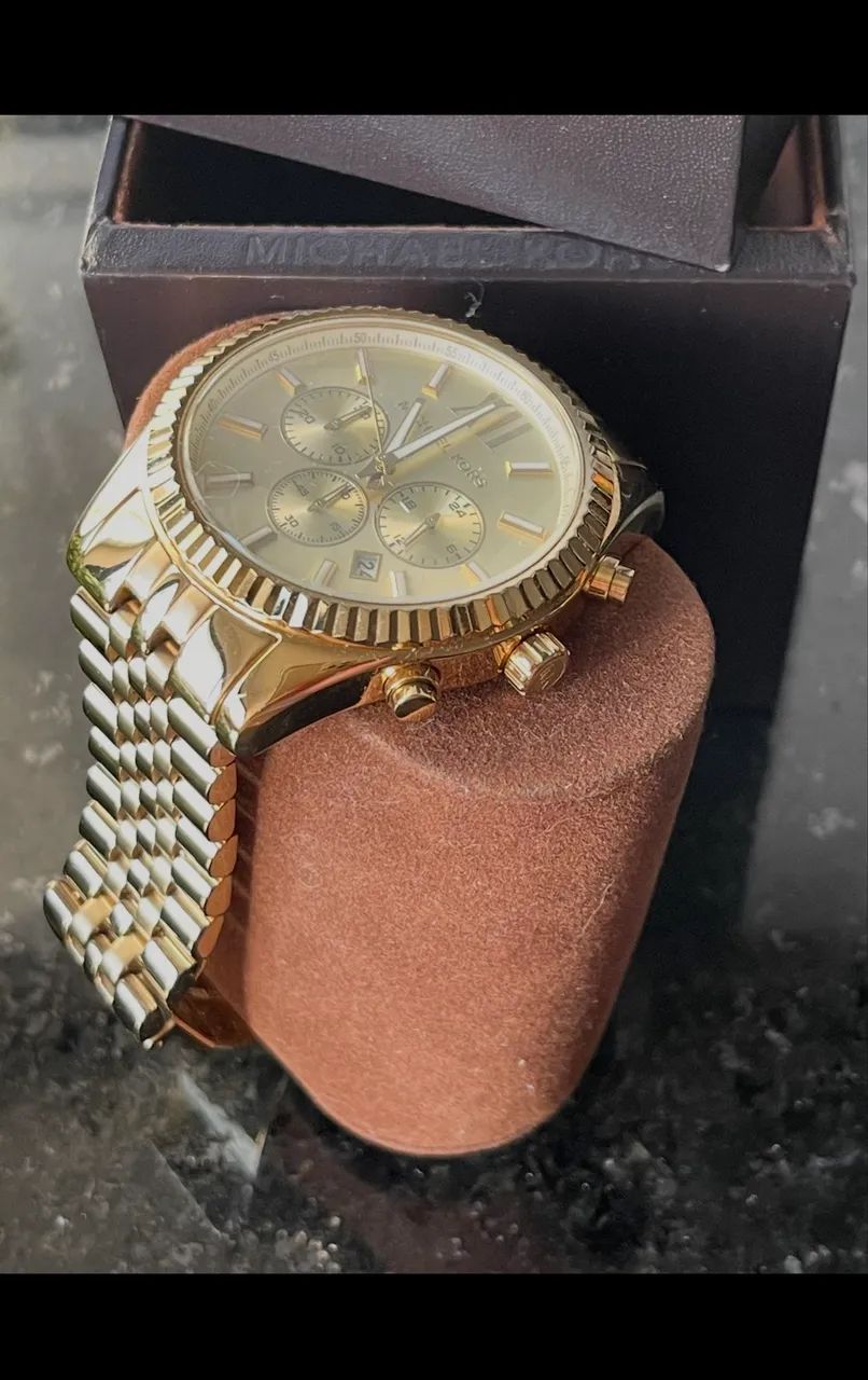 Relógio Michael kors Dourado  - Foto 3