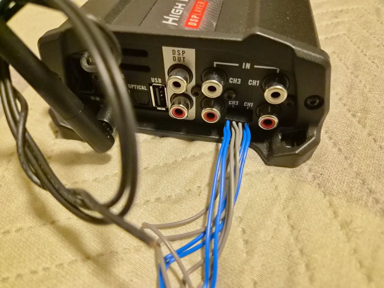 Módulo amplificador Dsp 4 canais stetsom bluetooth usb cabo ótico fm - Foto 3
