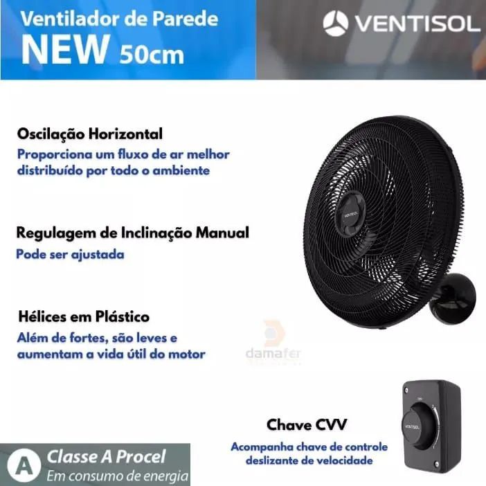 Ventilador de parede ( instalação grátis) - Foto 4