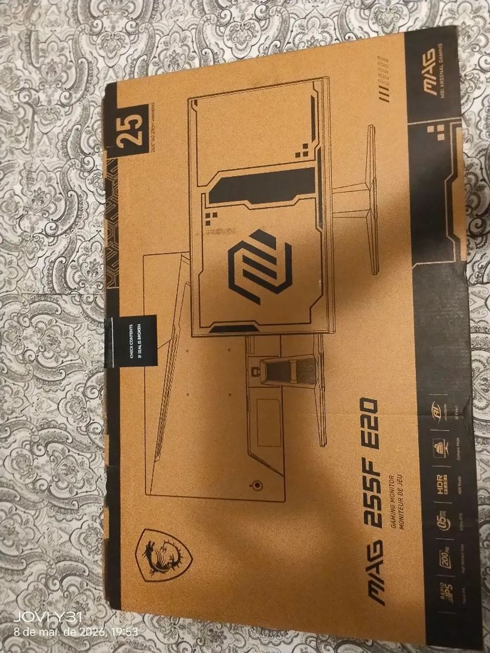 Monitor Gamer MSI 200HZ LACRADO  - Foto 2