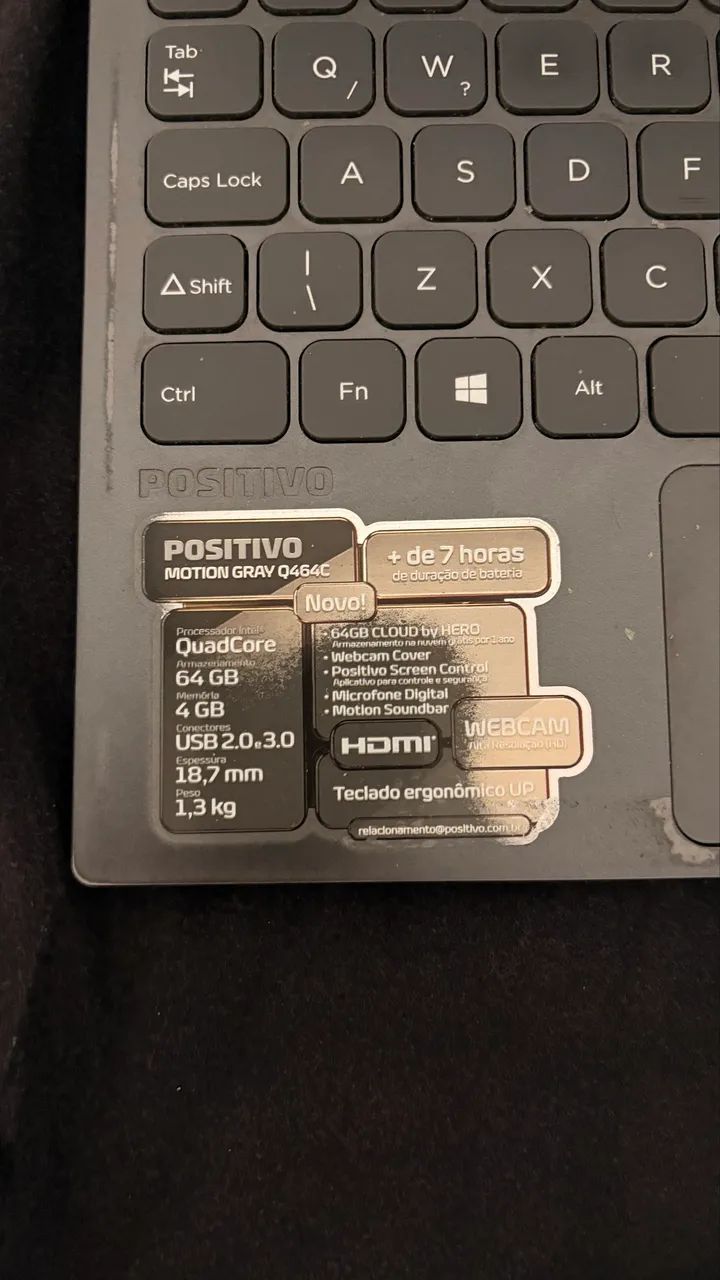 NOTEBOOK POSITIVO MOTION QWERTY À VENDA!  - Foto 4