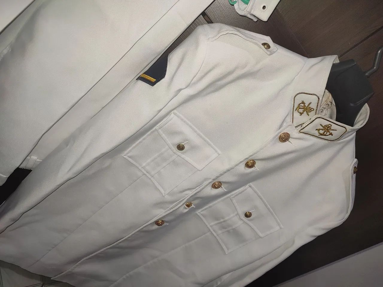 Roupa de formatura branca da Marinha  - Foto 3