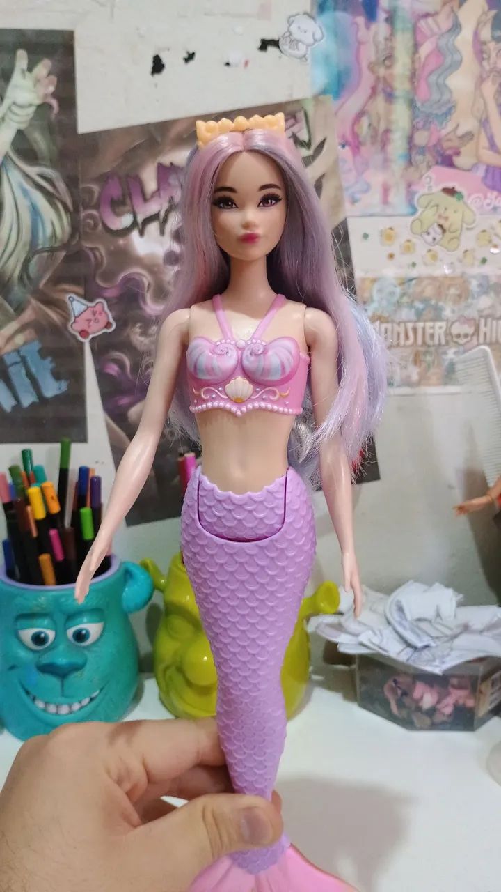 Boneca barbie odile lilas  - Foto 4