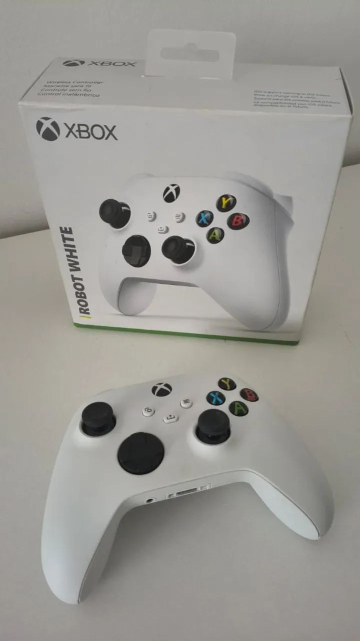 Controle Xbox Robot White