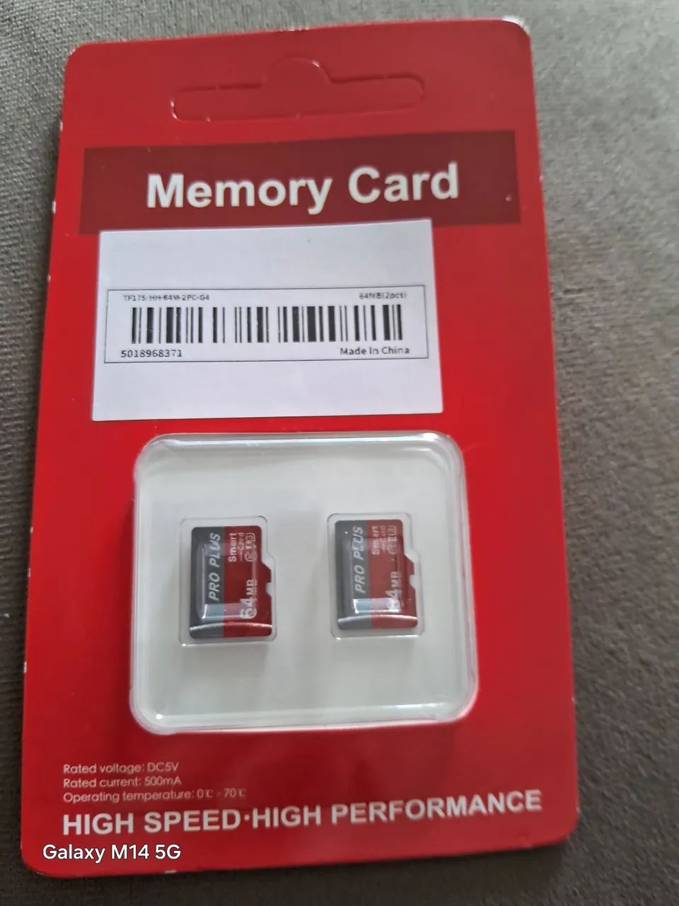 Memória card