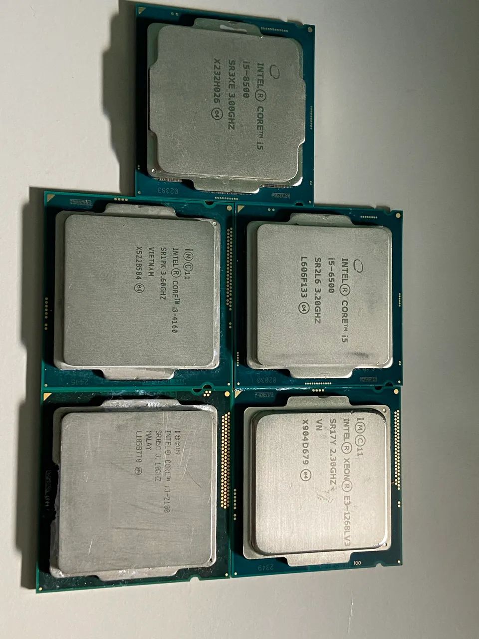 Processadores INTEL (I3, I5 e XEON)