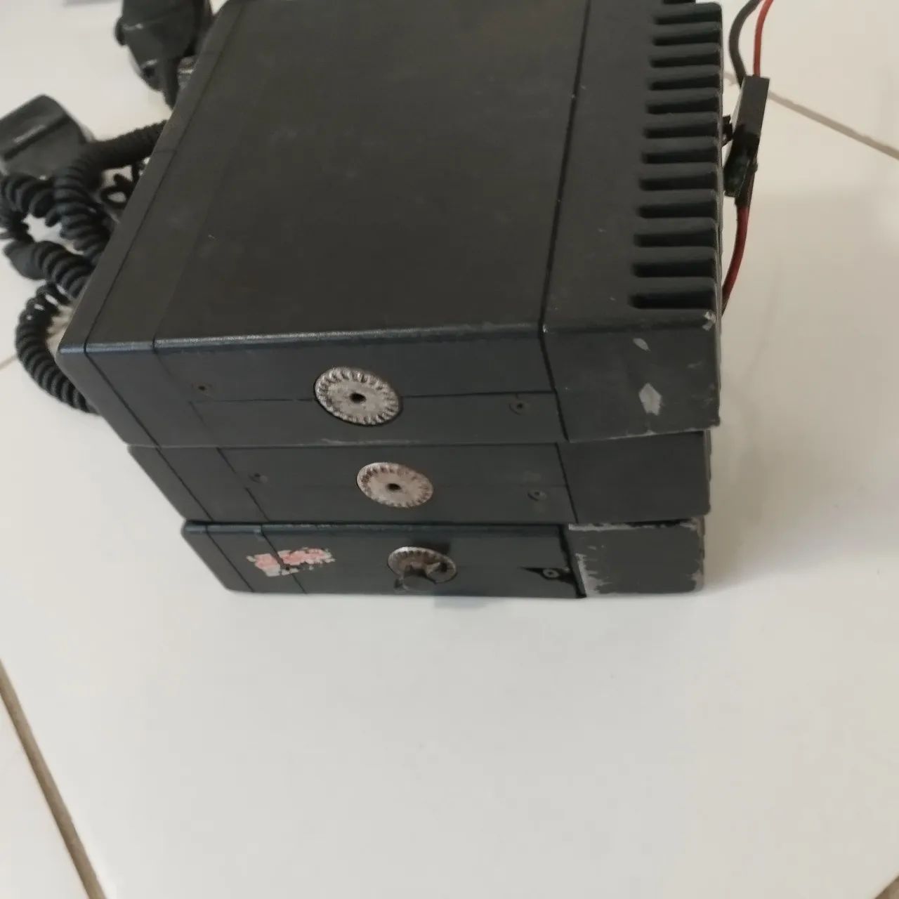 3 Rádios Comunicadores Motorola VHF M120 M130 usados NO ESTADO LEIA - Foto 5