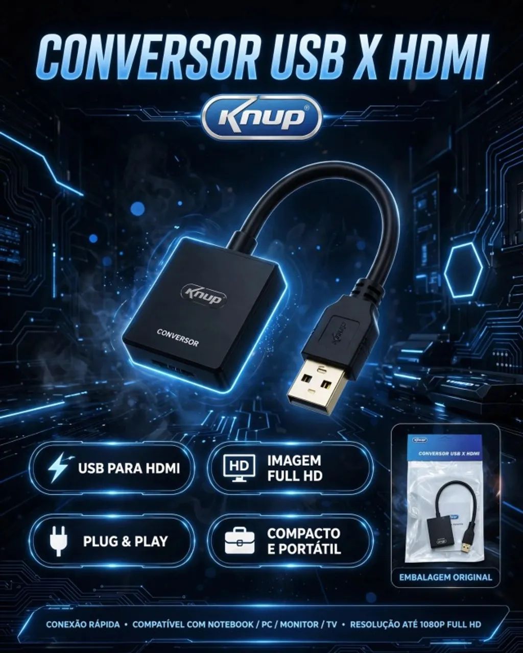 conversor USB/HDMI 