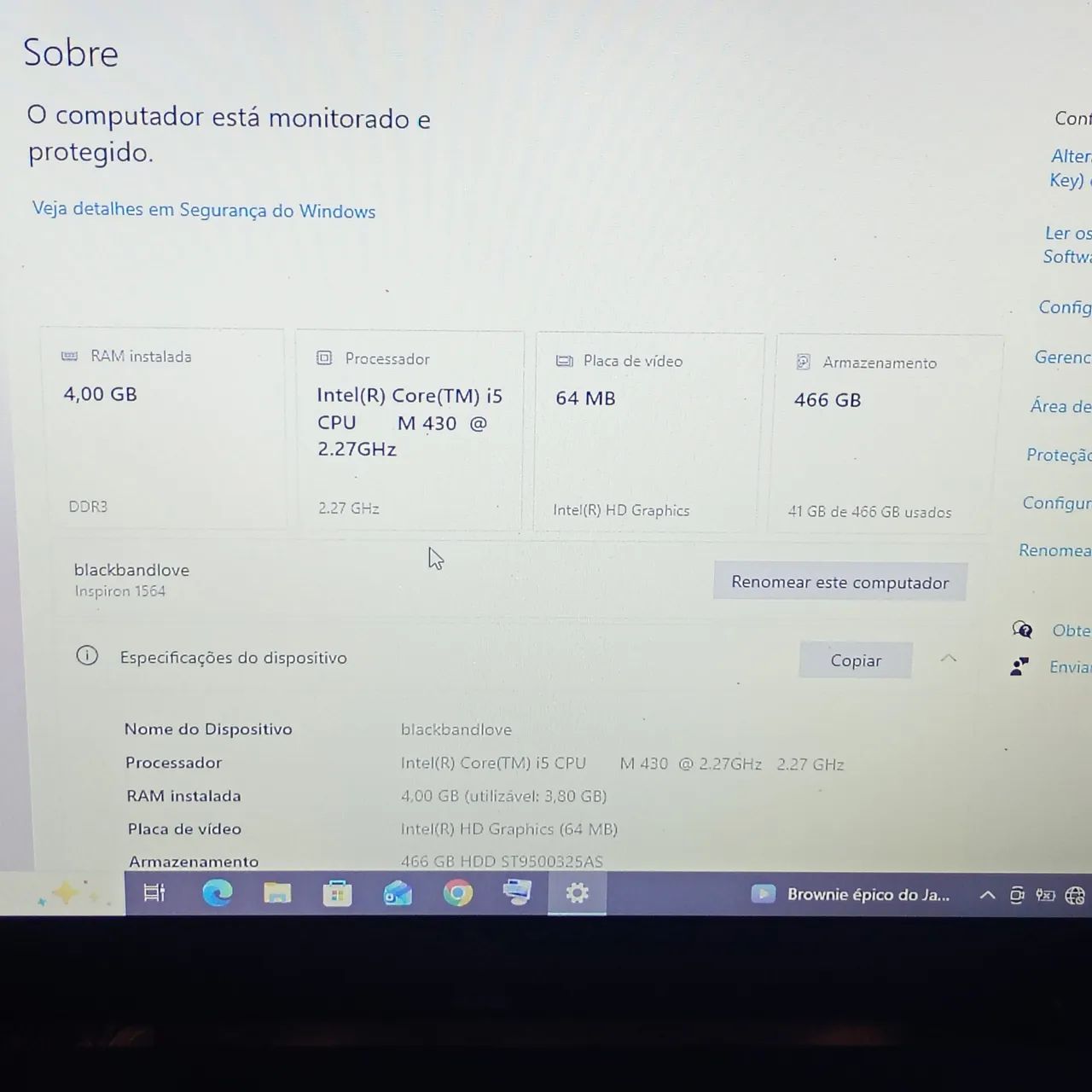 Vendo um notebook tá Dell i5 - Foto 4