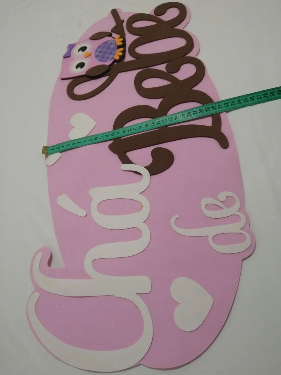 Placa Chá de Bebê em EVA  - Foto 2