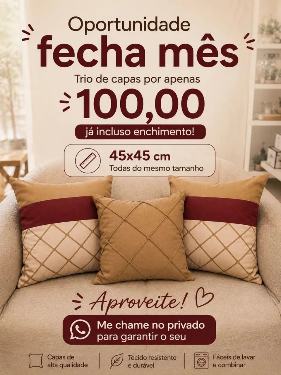 Capas de almofadas - Foto 3