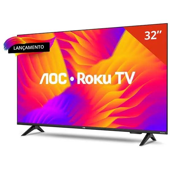 TV AOC 32 COM SISTEMA ROKU - LANÇAMENTO  - Foto 3