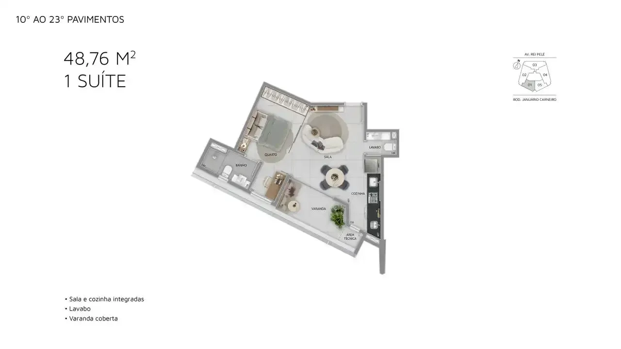 PLANTA 48m²