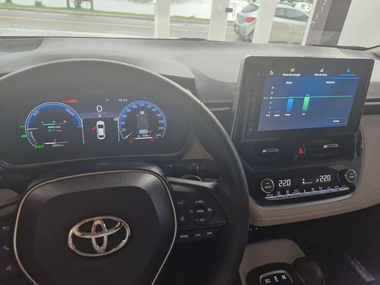 Toyota Corolla Altis Prem. Hybrid 1.8 Flex AUT 2024 - Foto 3