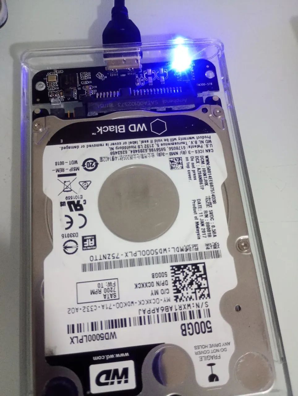 HD 500GB SATA 2.5" para Notebook | Testado | 100% Funcional - Foto 3