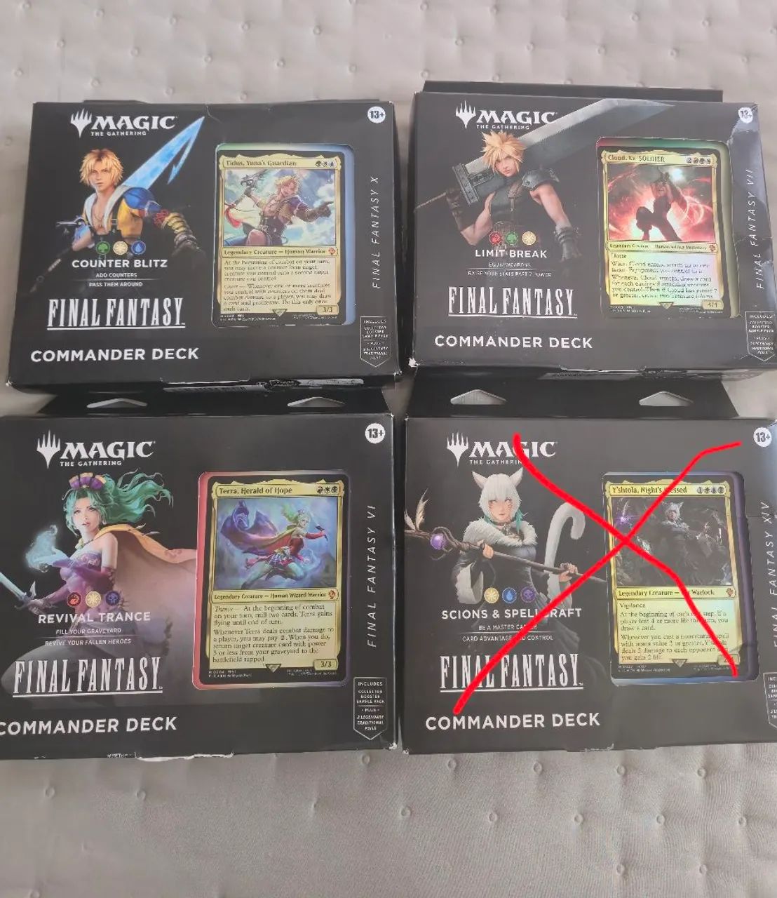 Decks Commander Final Fantasy - Magic the Gathering - LEIA A DESCRIÇÃO