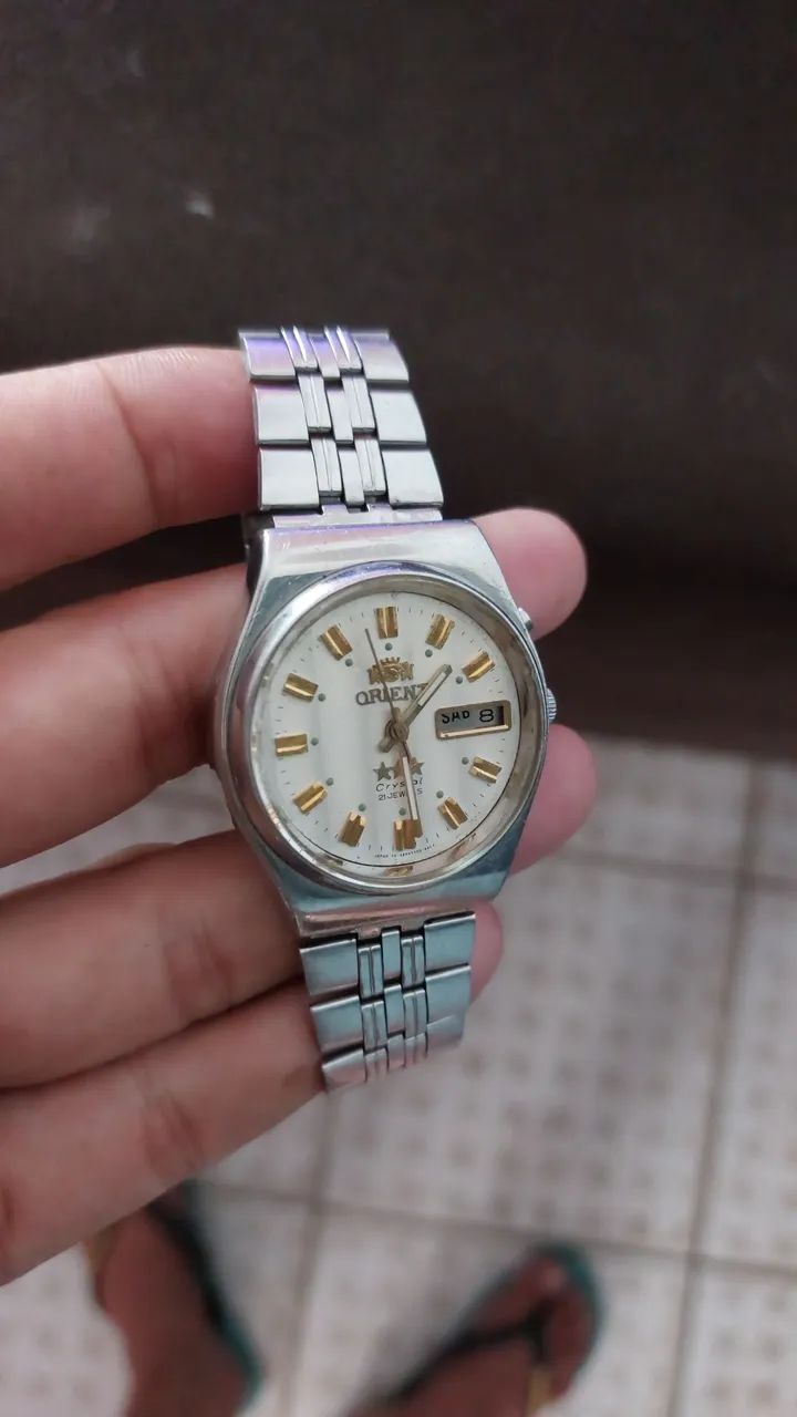 Vendo Relógio Orient 3 estrelas  - Foto 2