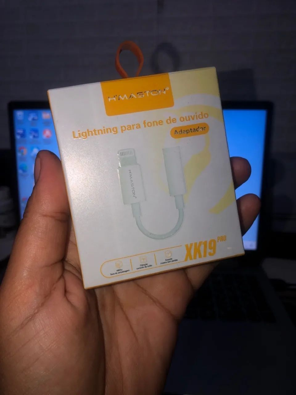 Adaptador para fone iPhone Lightning 