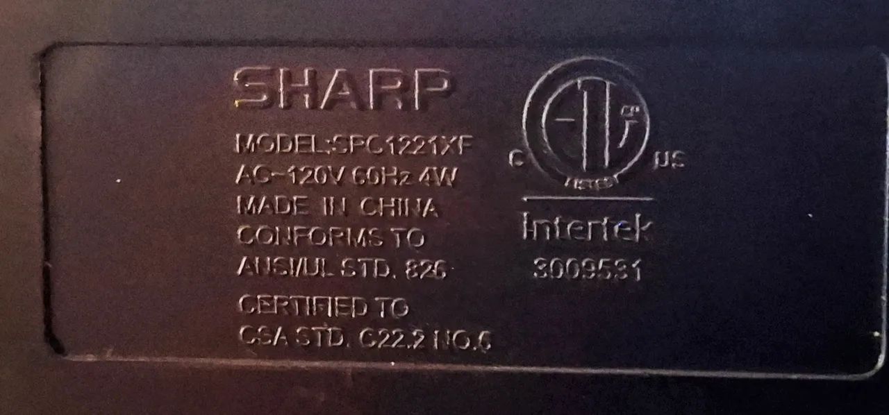Relógio Despertador Sharp SPC-1221XF - Foto 5