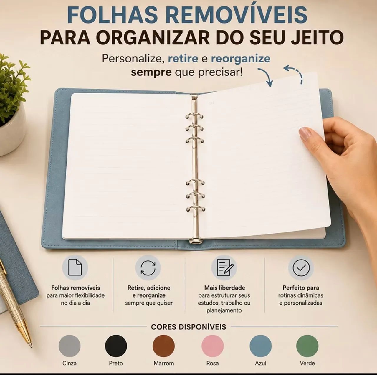 Agenda corporativa sem data A5 - Foto 3