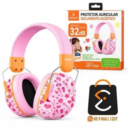 Abafador de Ruídos com Arco Ajustável Infantil 32dB LEF-1218 - Foto 2