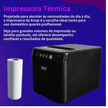 Impressora 80mm Recibos Usb E Lan 203dpi Rápida E Silenciosa - Foto 2