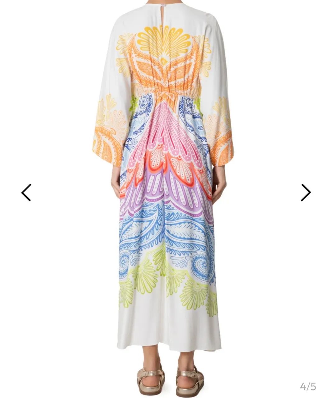 Vestido Farm Papillon multicolorido  - Foto 3