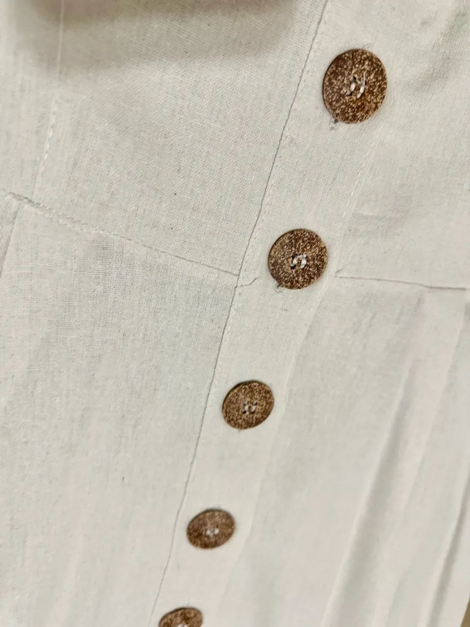 Vestido Midi com Linho - Foto 3