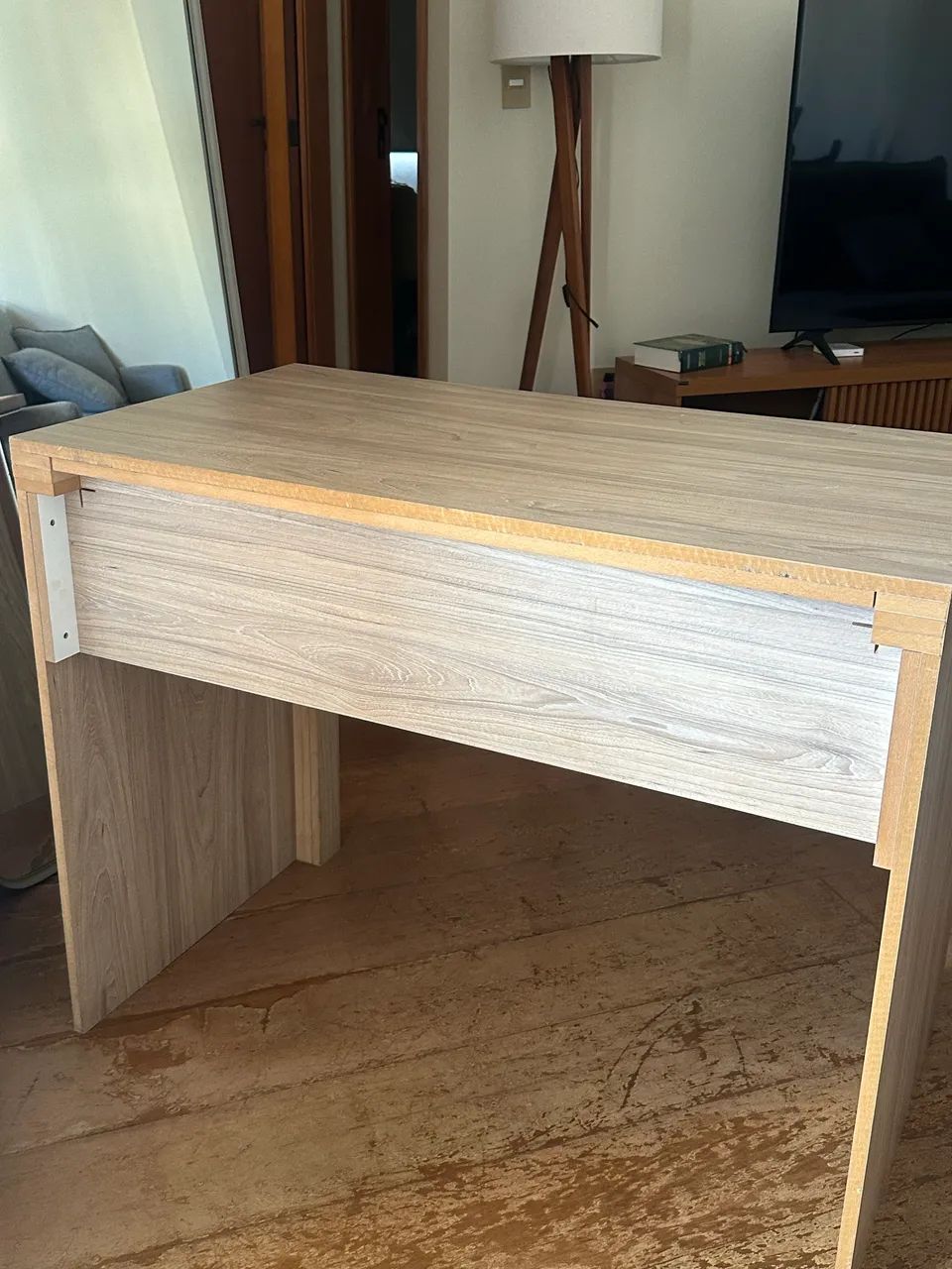 Mesa Escrivaninha Amadeirada - Design Moderno - Foto 3