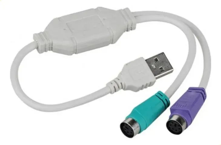 Cabo Adaptador Conversor Usb Ps/2 Hembra Mouse Teclado X - Foto 2