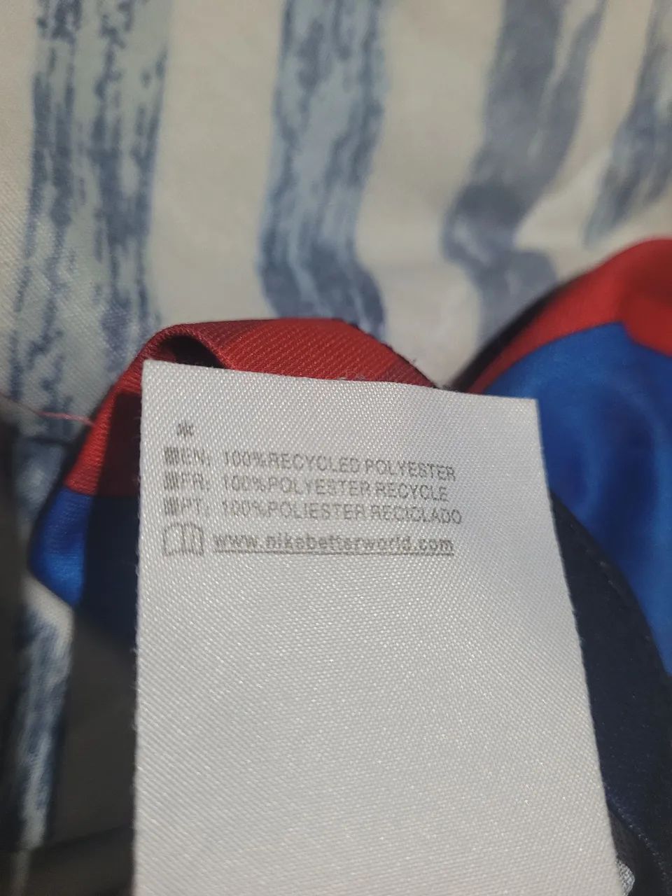 Camisa Barcelona Home 22/23 Torcedor Nike Masculina - Azul e Grená - Foto 5