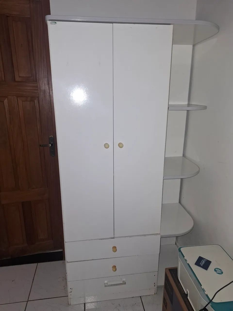 Guarda roupa infantil branco