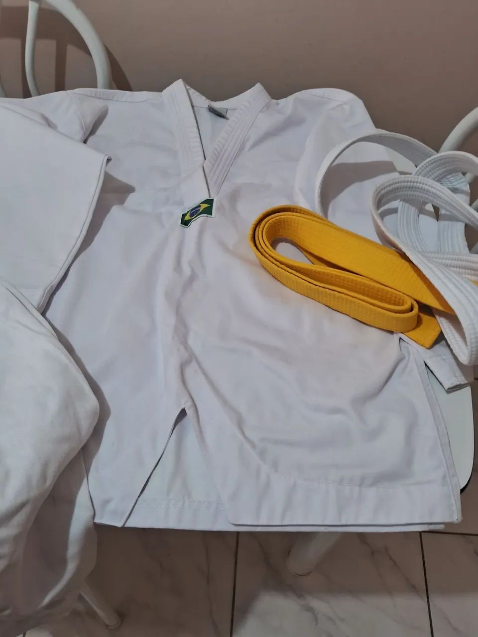 Dobok completo com 2 faixas  - Foto 2