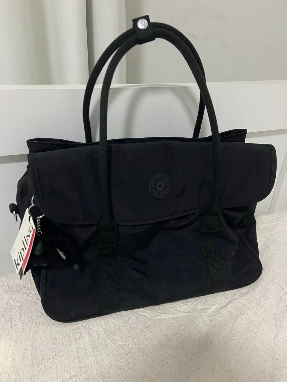 Bolsa kipling nova superworker preta