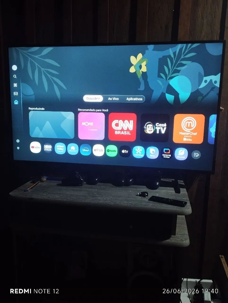 Samsung Crystal UHD 43" 4K U8600F - Completa, na Caixa + 2 Controles - Foto 2