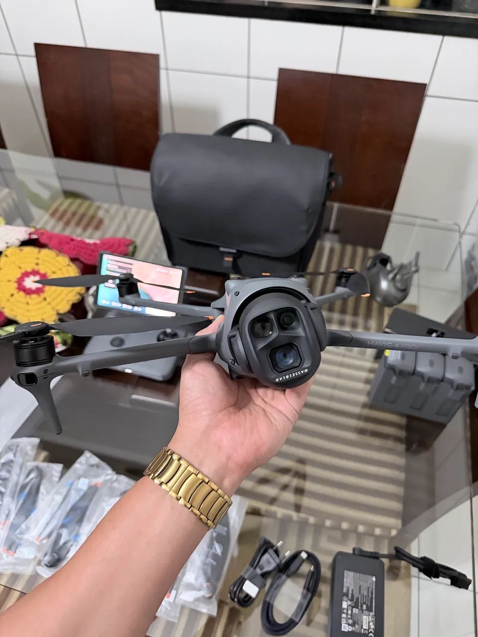 SOMENTE O DRONE DJI MAVIC 4 PRO CREATOR - IMPECÁVEL   - Foto 5