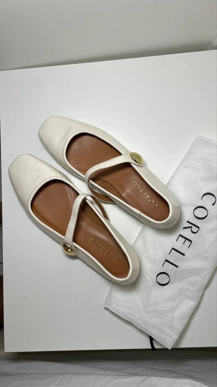 Sapatilha off-white Corello 36 - Foto 5
