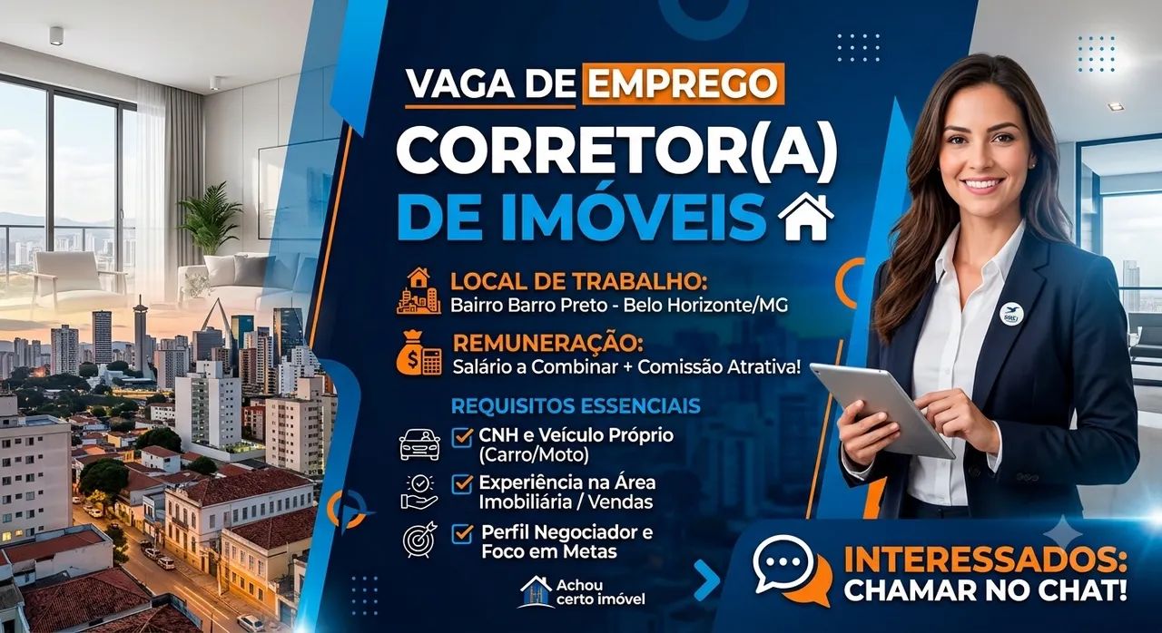 Vaga Corretor Imobiliário 