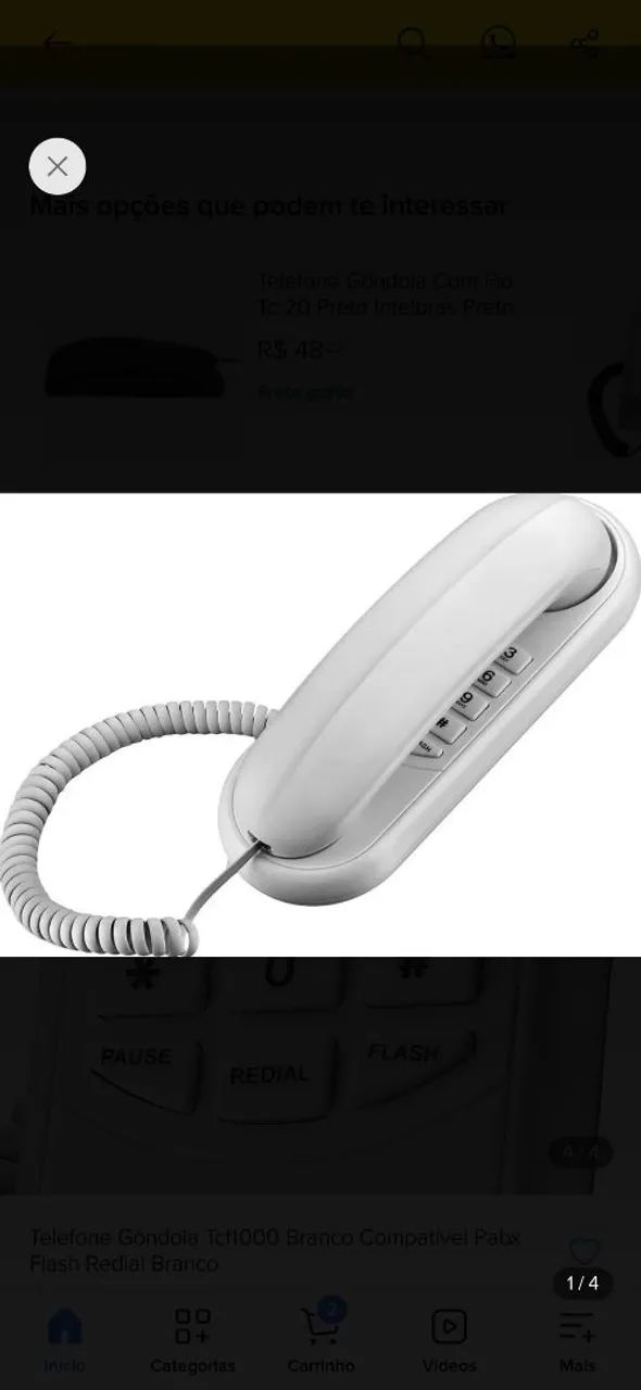 Telefone Elgin Com fio TCF-1000 
