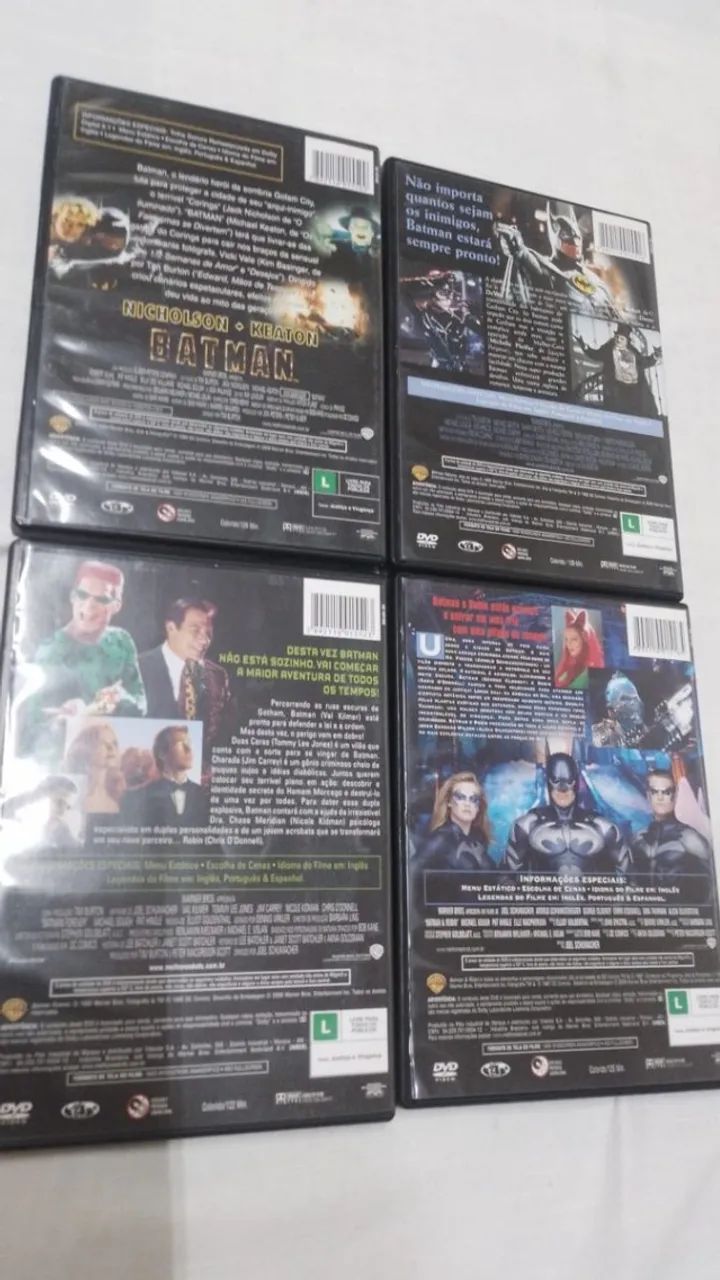 DVD Coleção Batman - 4 Filmes ( 24006 ) - Foto 2
