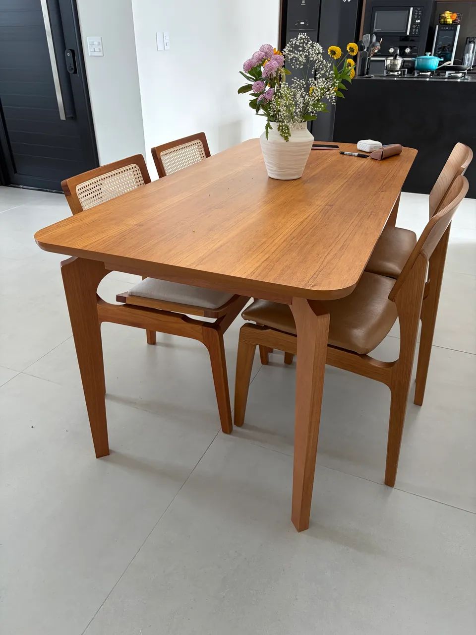 MESA DE JANTAR 1,60x 80 MDF - Foto 5