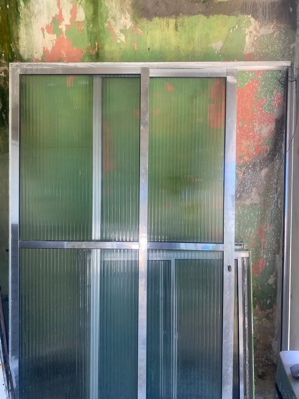 Porta de correr de alumínio