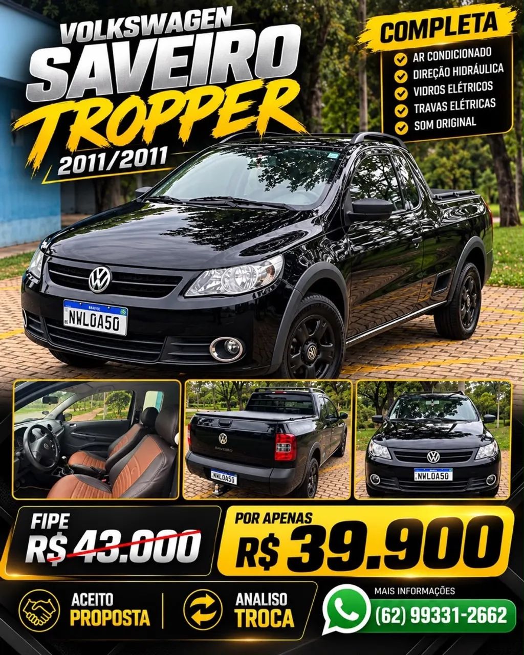 Volkswagen Saveiro Saveiro TROOPER 1.6 Mi Total Flex 8V CE 2011
